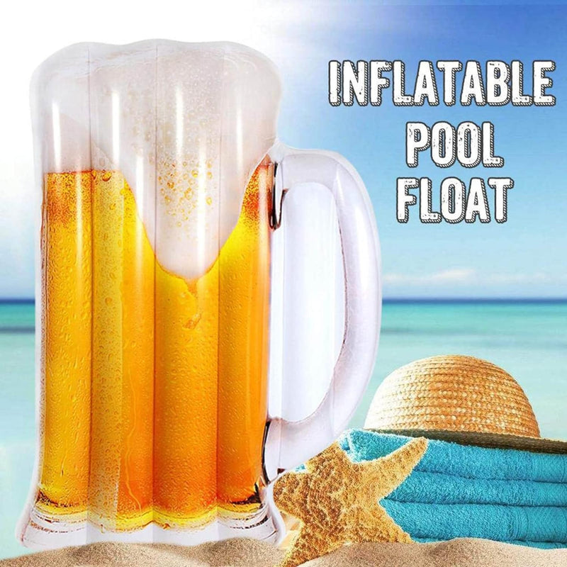 Beer Cheer Inflatable Pool Float Lounger 72"