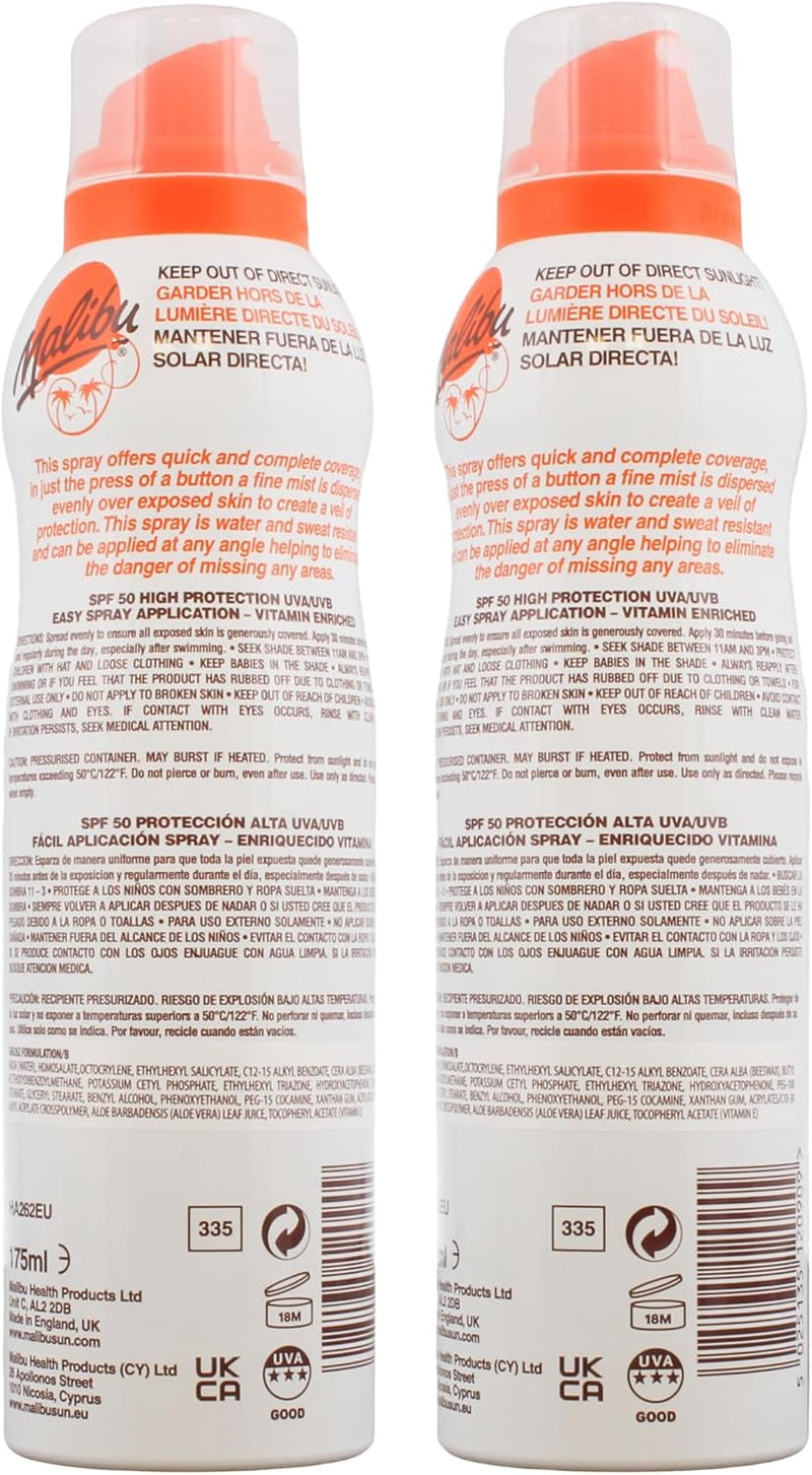 SPF 50 Continuous Lotion Spray Sunscreen - 175ml