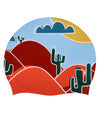 aLILscribble Limited Edition Desert Silicone Swim Cap