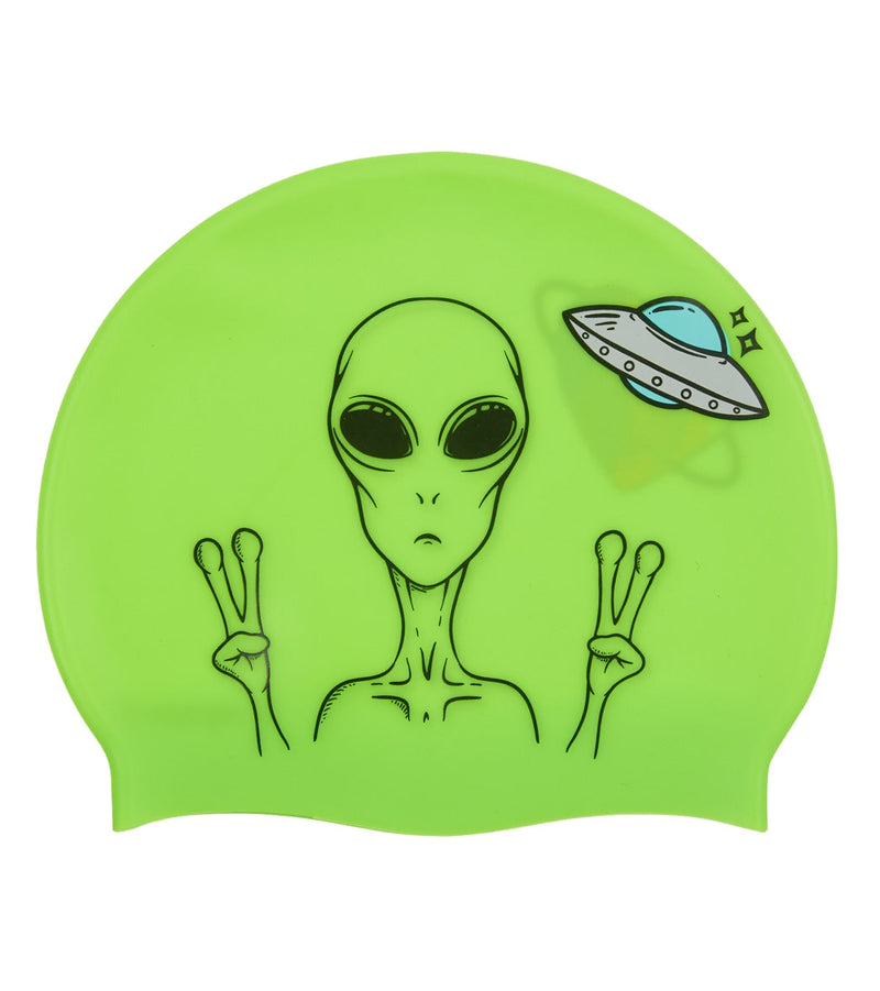Spaced Out Silicone Swim Cap