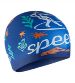 Speedo Slogan Printed Silicone Cap