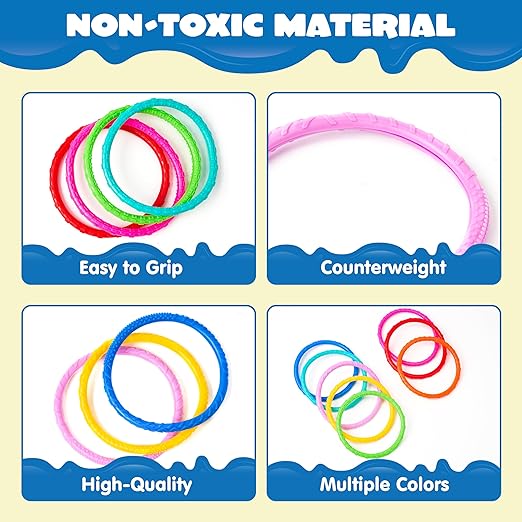 Dizzy Dive Rings 4pc set