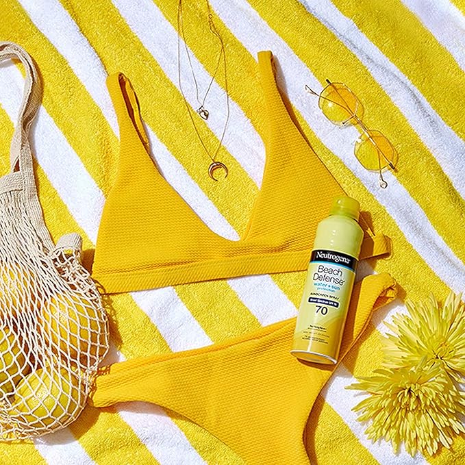 Beach Defense® Water + Sun Protection Sunscreen Spray Broad Spectrum SPF70  192ml