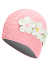 Floral Bubble Swim Cap
