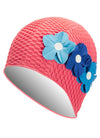 Floral Bubble Swim Cap
