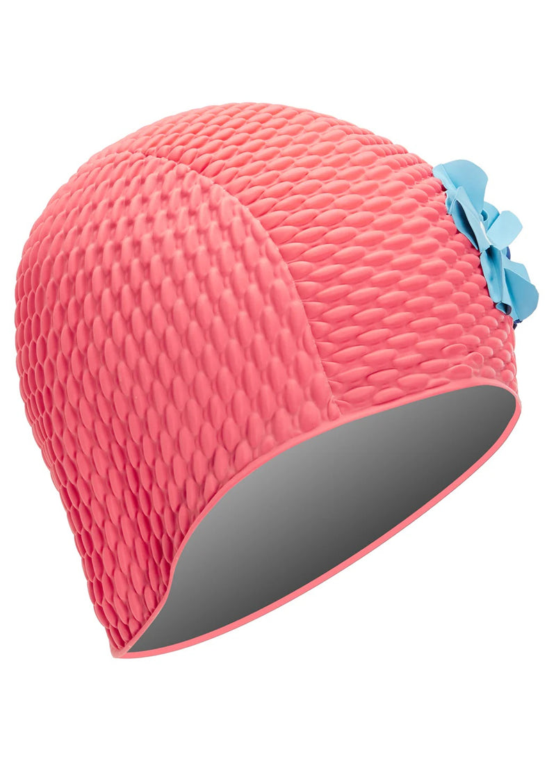 Floral Bubble Swim Cap