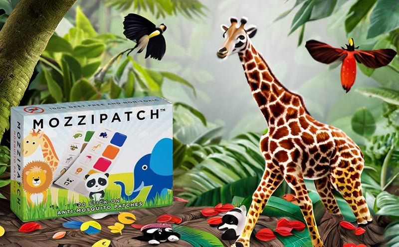 Mozzipatch Family Adventure Stick-On Anti-Mosquito Patches 20s