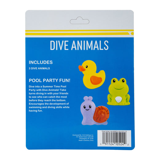 Dive Animals Pool Toy 3-Pack