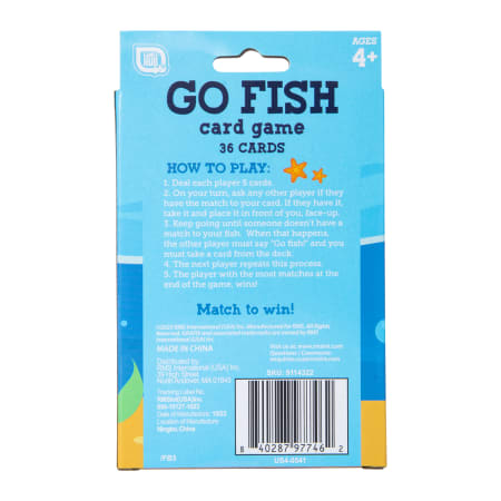 Kid's "GO FISH" Card Game