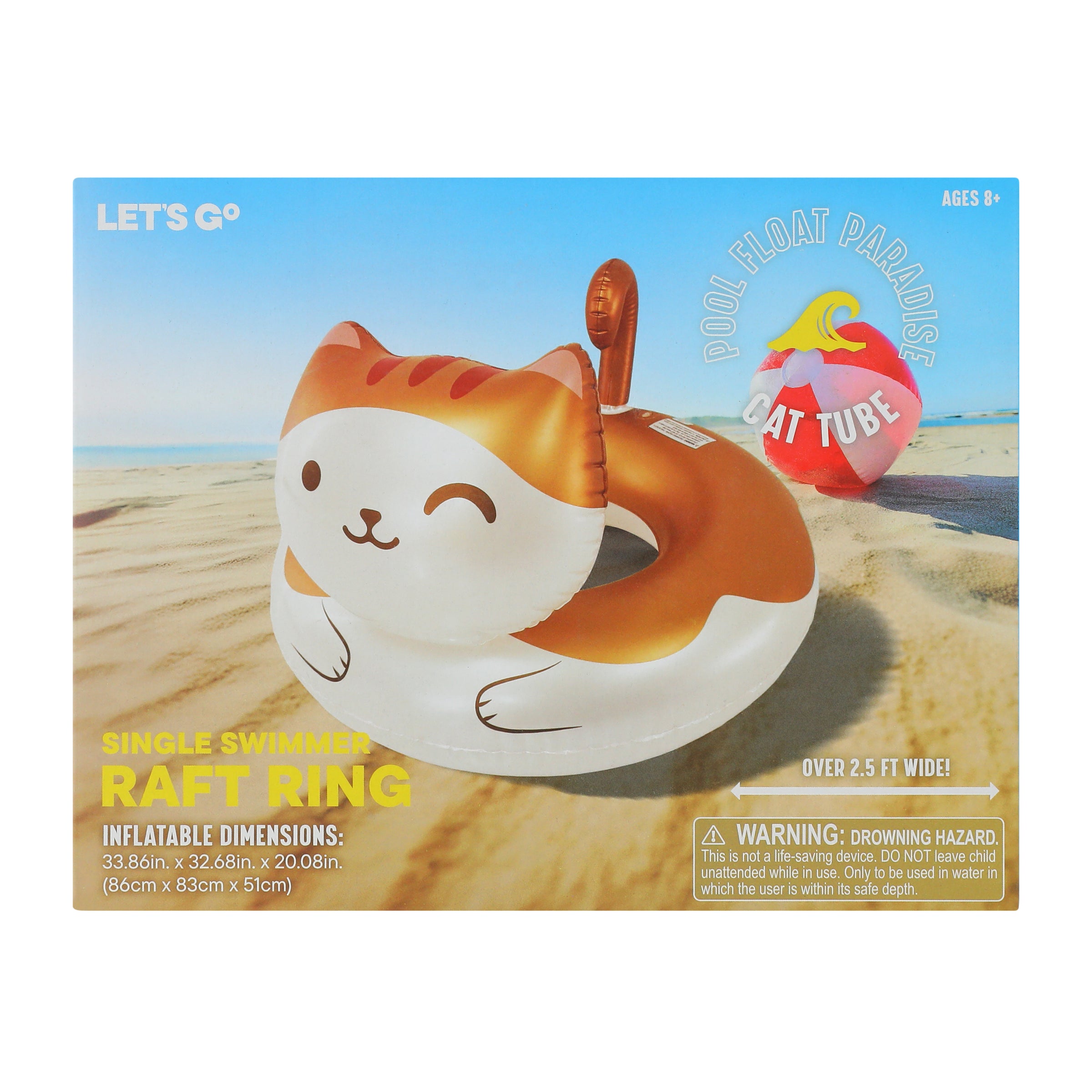 Cat Tube Raft Pool Float - Cat Tube - Online Kids Toy Shop – The Beach Company