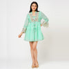 A-Line Embroidered Dress