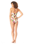 High Neck Smocked Swimsuit