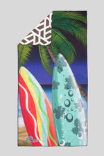 Sunny Surfer Suede Beach Towel