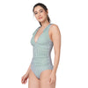 Nautical Tummy Control Swimsuit