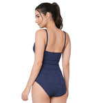 Textured Tummy Control One-Piece