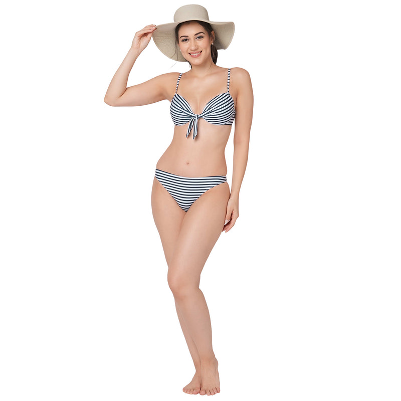 Nautical Stripe Bikini Set