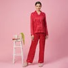 Jacquard Satin Pajama Set