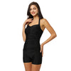 Rouched Halter Boyleg Swimsuit