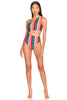 Wiggle One Shoulder Swimsuit