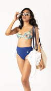 Toucan Print High Waist Bikini Bottom Set