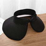 Wide Brim Roll-Up Straw Hat