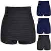 High Waisted Plus Size Ruched Boyleg Shorts