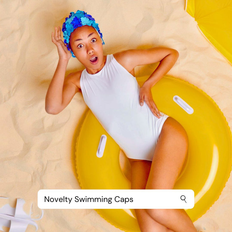 Swimming Caps for women - long hair swimming caps for pool - beach company - swimming goggles