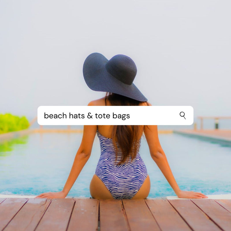 Shop Beach Hats and Tote Bags Online - ONLINE SWIM SHOP INDIA - The Beach Company