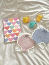 Pink Seashell napkins - 16 pcs
