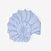 Blue Seashell napkins - 16 pcs
