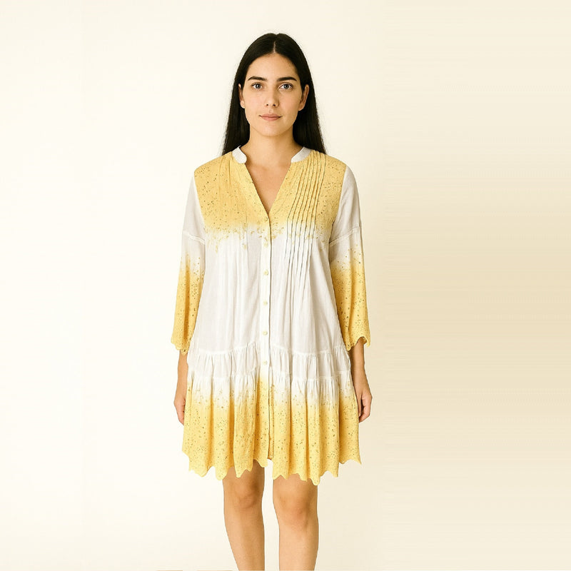 Broderie- anglais Zari Dress