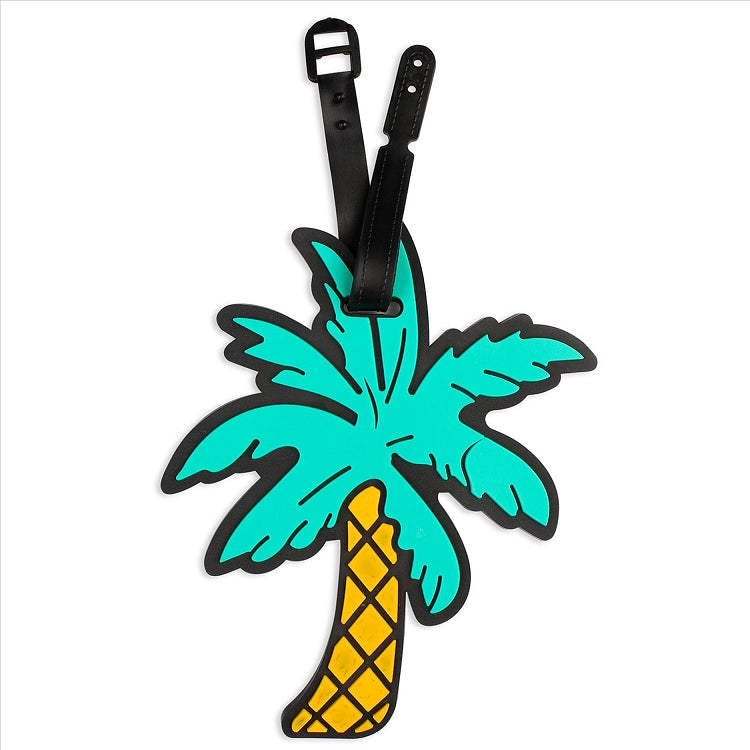 Palm Tree Luggage Tag