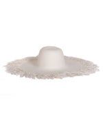 Classic Fringe Hat - White