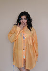 Sunset Slice Plus Size Shirt Coverup