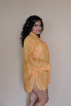 Sunset Slice Plus Size Shirt Coverup