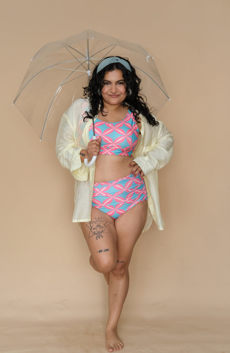 Zesty Lime Plus Size Shirt Coverup