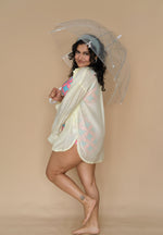 Zesty Lime Plus Size Shirt Coverup