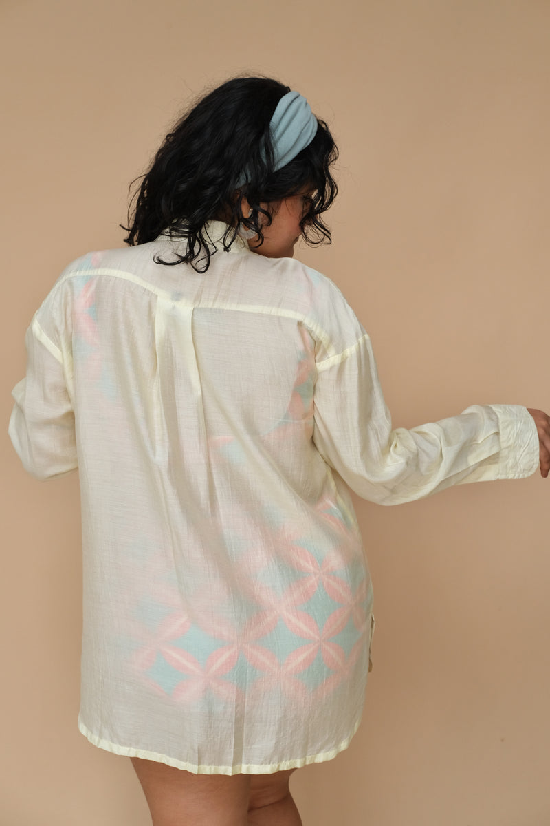 Zesty Lime Plus Size Shirt Coverup