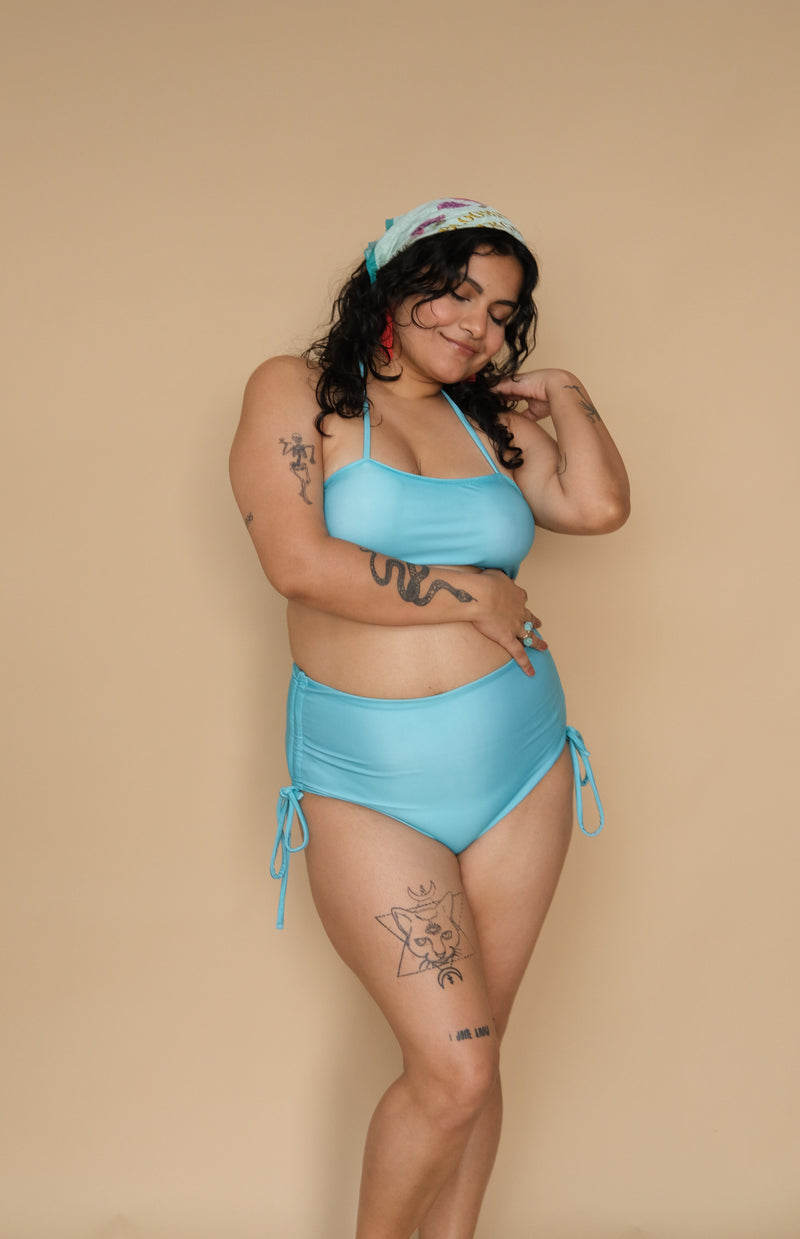 Cyan Derella Plus Size Bikini Set