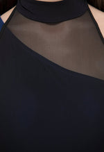 Midnight Net Overlay Swimsuit