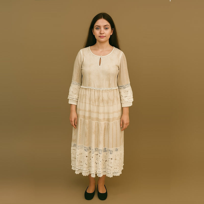 Embroidered Cotton Maxi