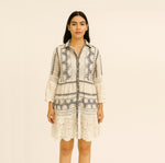 Monochrome Lace Dress