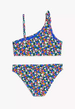 Floral One Shoulder Bikini Set