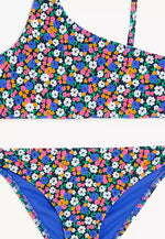 Floral One Shoulder Bikini Set