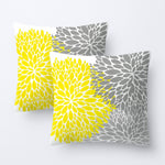 Flower Burst Print Cushion Cover (Pack of 2)