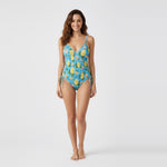 Smocked Plunge One Piece