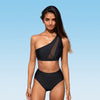 The Beach Company India - Buy womens swimwear online - One Shoulder Mesh Bikini Set for ladies - womens fashionable swim bikini set