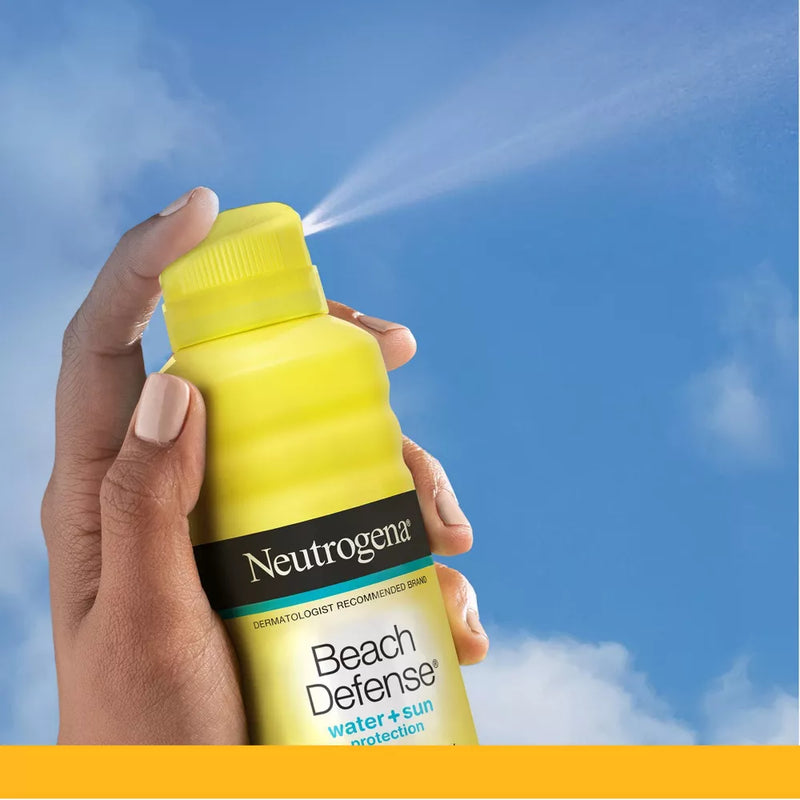 Beach Defense® Water + Sun Protection Sunscreen Spray Broad Spectrum SPF70  192ml