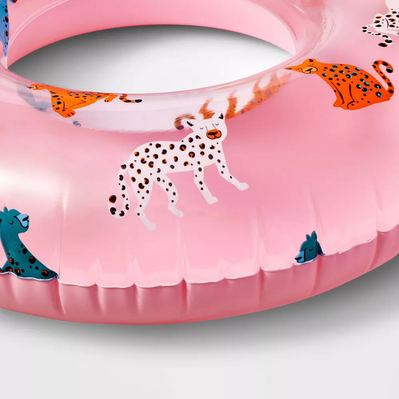 Cheetah Print Pool Float Tube