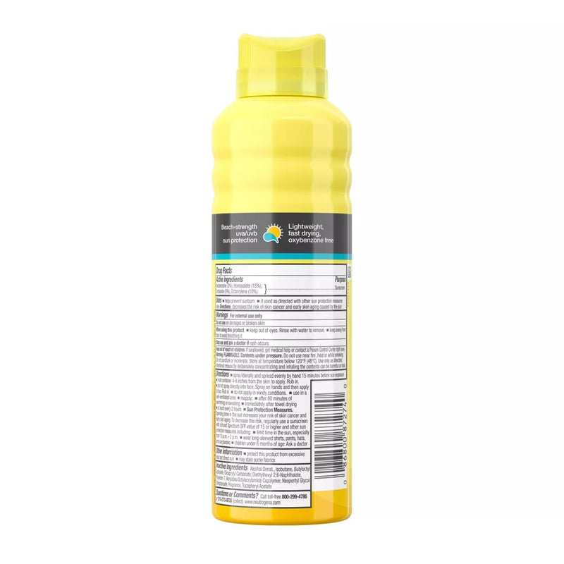 Beach Defense® Water + Sun Protection Sunscreen Spray Broad Spectrum SPF70  192ml